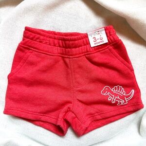 Baby Garanimals NWT Pull-On Shorts; Size 3-6 mos; Red